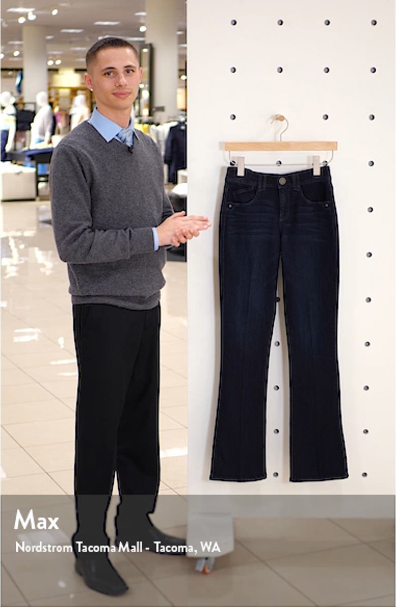Ab-Solution Itty Bitty Bootcut Jeans, sales video thumbnail