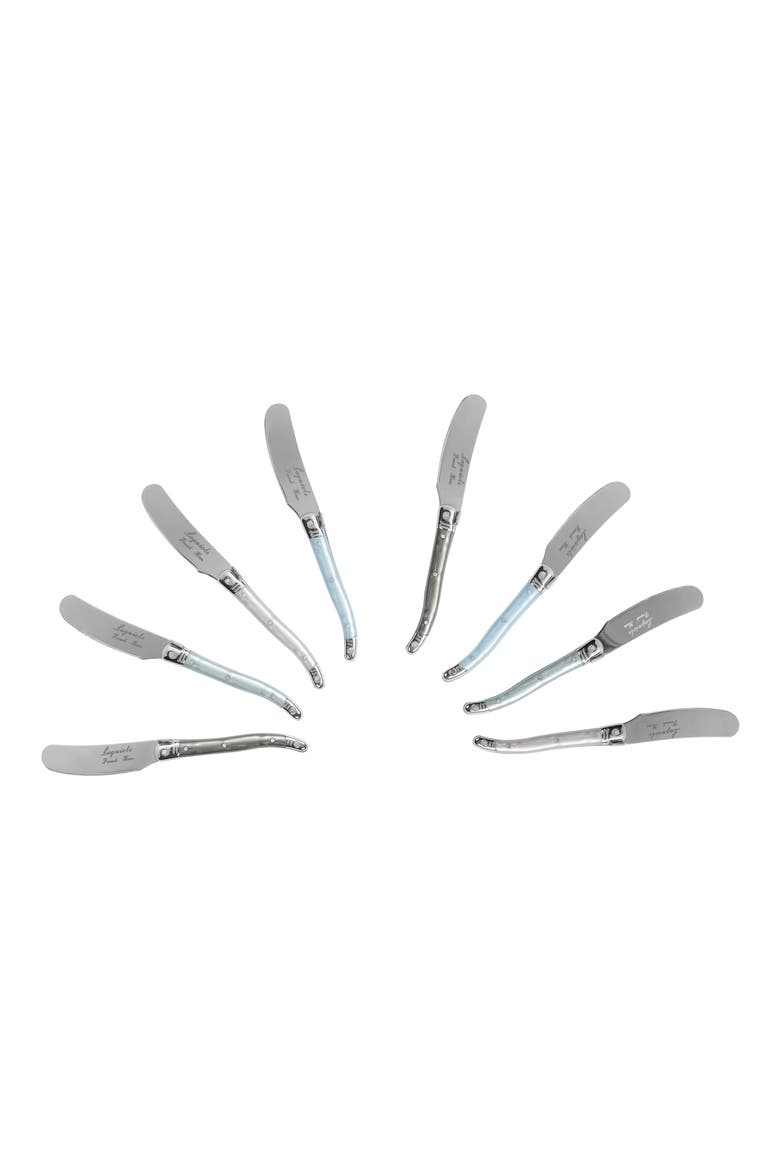 8-Piece Spreader Knife Set, Alternate, color, PEARLIZED MULTICOLOR
