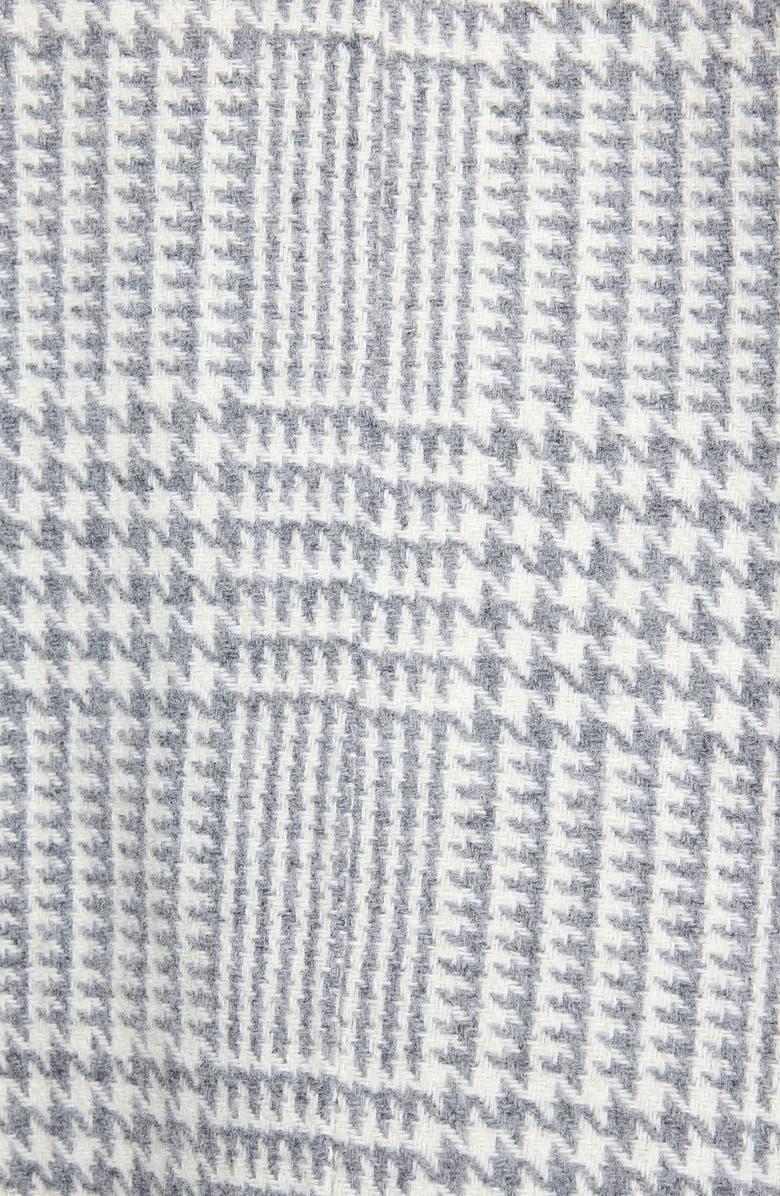 Splendid Elliott Plaid Reversible Hooded Wool Blend Coat, Alternate, color, Grey Glen Check