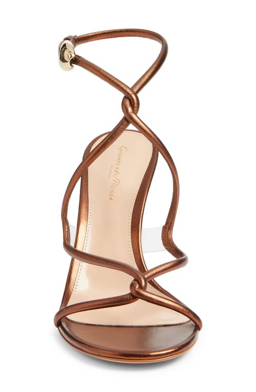 Gianvito Rossi Black Mamba 85 Sandals In Chocolate