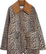 Ganni Printed Canvas Jacket