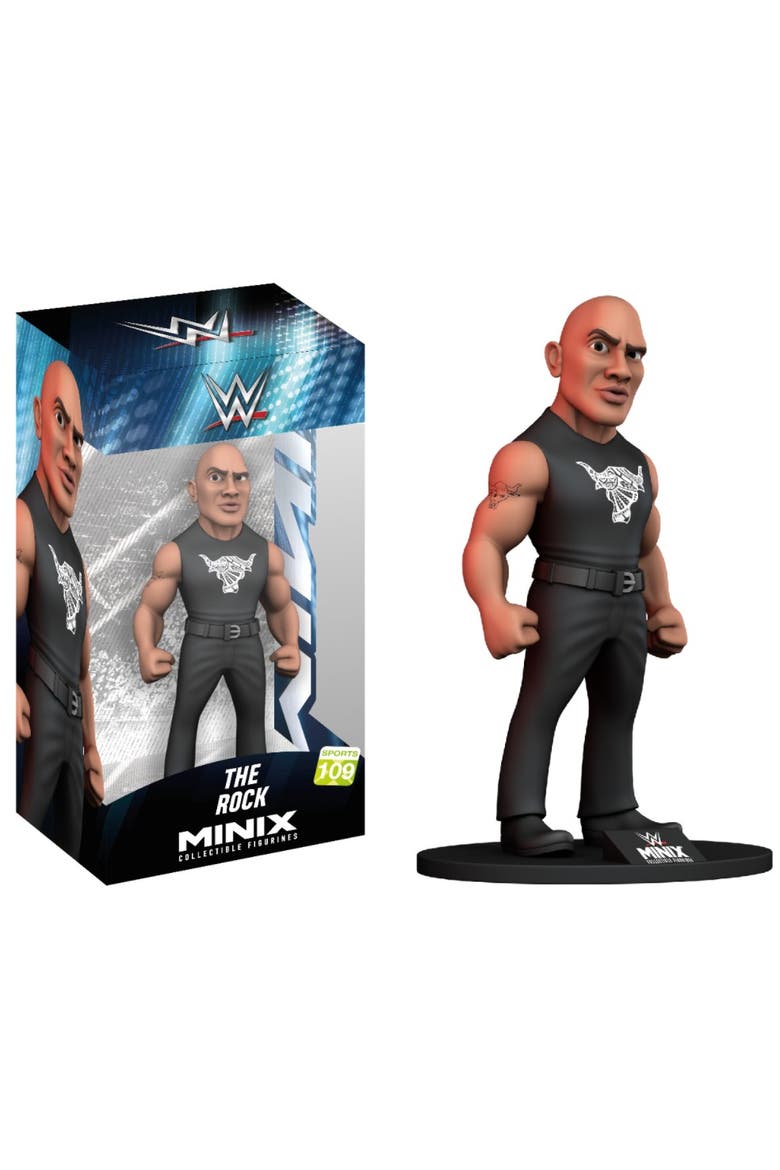 The Rock (WWE) Minix 4.5-Inch Vinyl Entertainment Figure, Main, color, Multi-Color