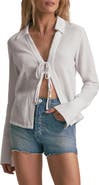 Favorite Daughter The Tied & True Cotton Gauze Shirt