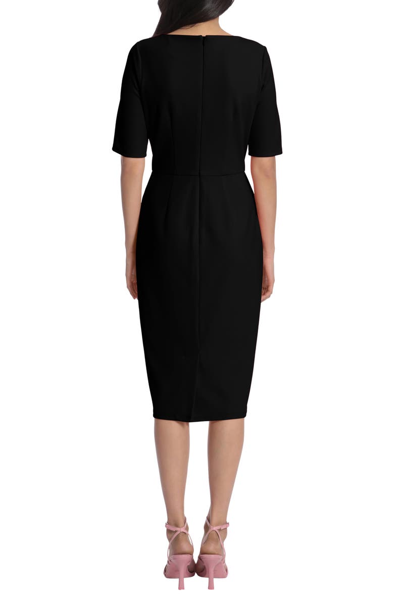 Maggy London Scoop Neck Sheath Dress, Alternate, color, 