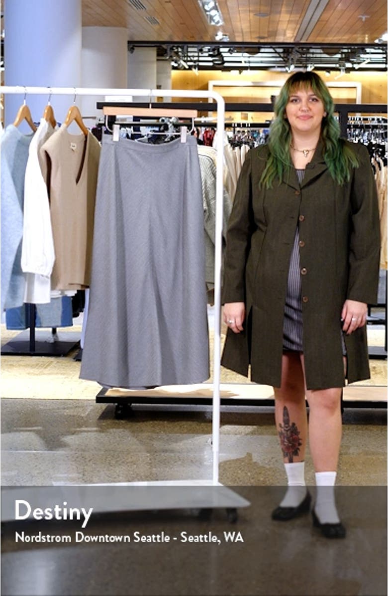 Center Seam Midi Skirt, sales video thumbnail