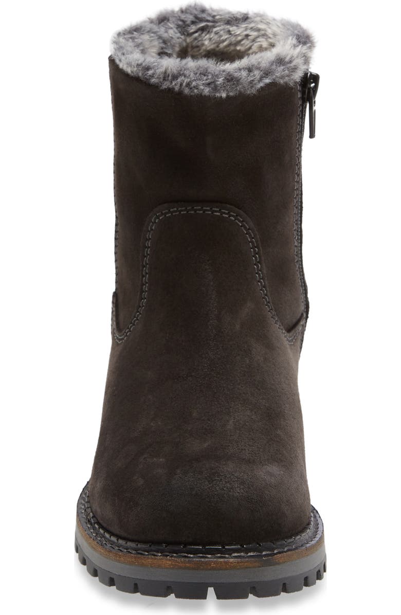 Bos. & Co. Calib Waterproof Bootie, Alternate, color, Grey Suede/Fantara F