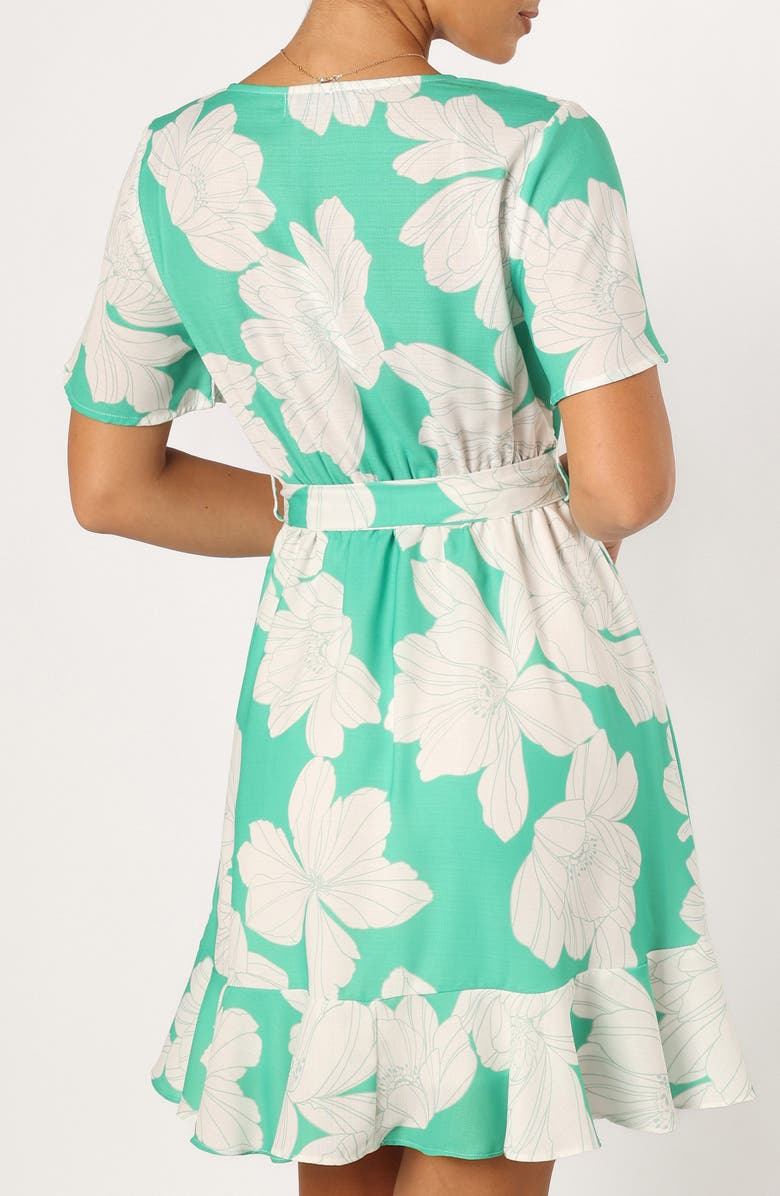 Petal & Pup Rylan Tie Waist Minidress, Alternate, color,