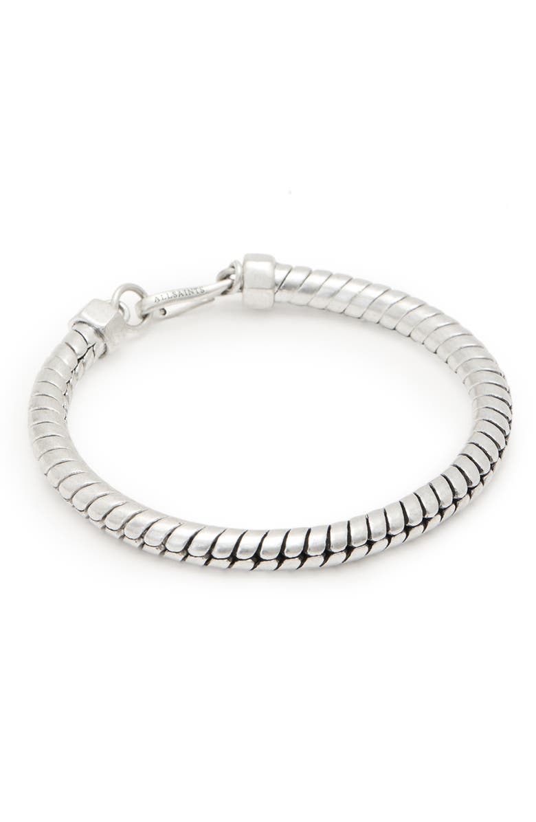 AllSaints Men's Snake Chain Bracelet, Main, color,