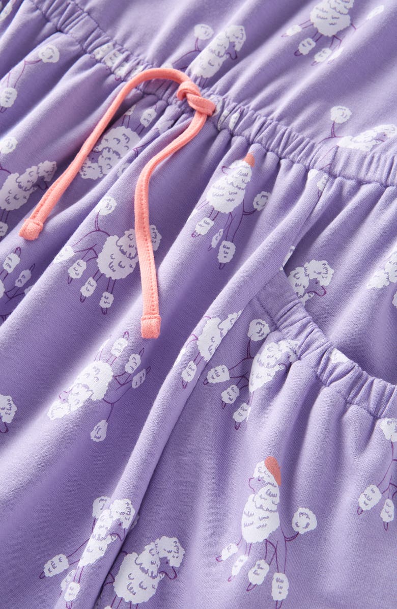 Tucker + Tate Kids' Easy Pocket Long Sleeve Dress, Alternate, color, Purple Bonnet Poodles