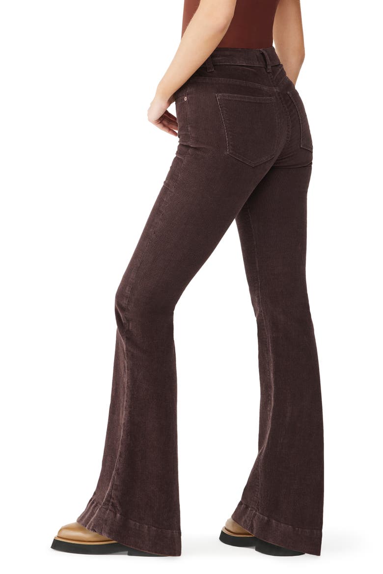 Bridget Instasculpt High Waist Bootcut Corduroy Jeans, Alternate, color, DARK COCOA