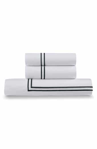 ELLA JAYNE HOME Cotton Percale 3-Piece Duvet Set with Satin Stitching