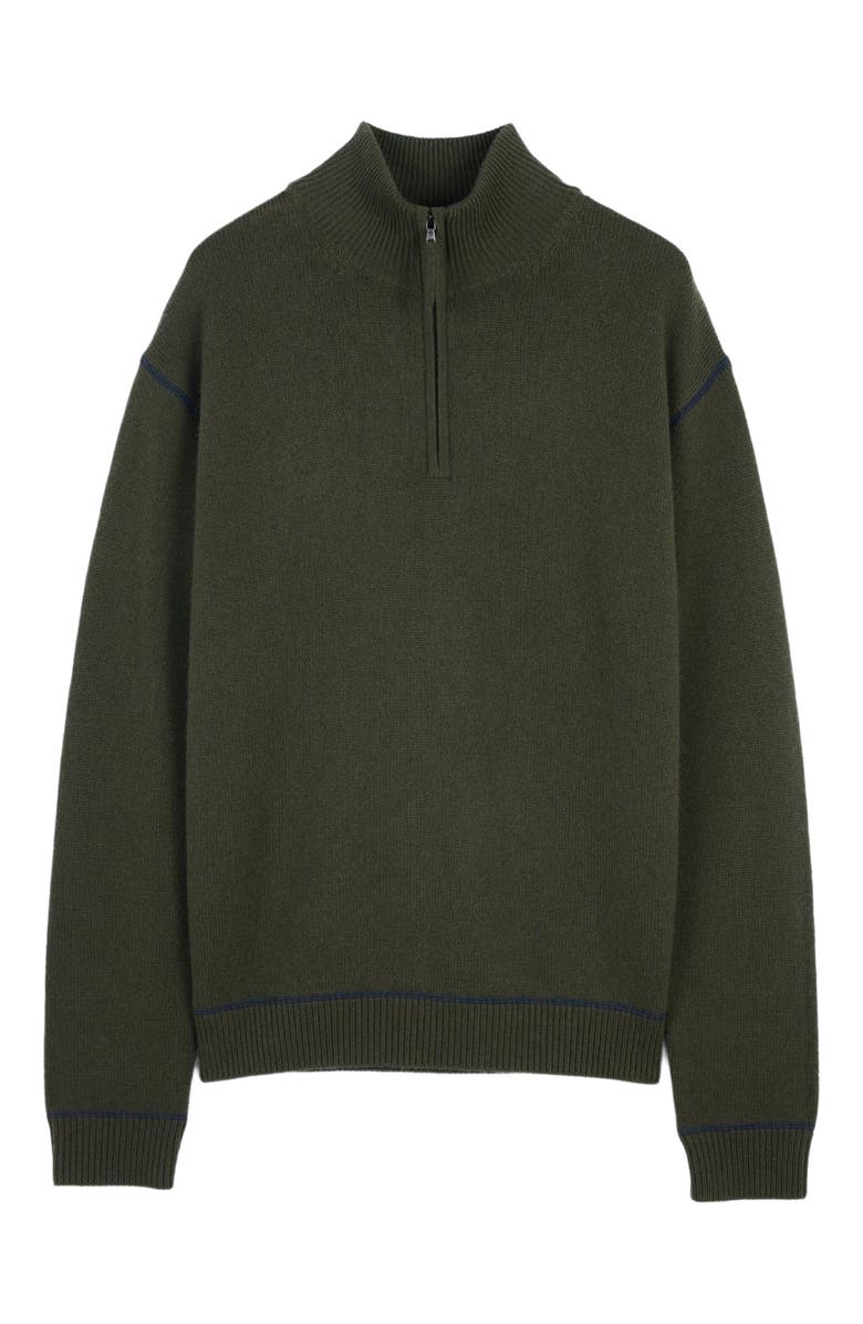 GOBI Mongolian Cashmere Men's Cashmere Quarter Zip Sweater, Main, color, 