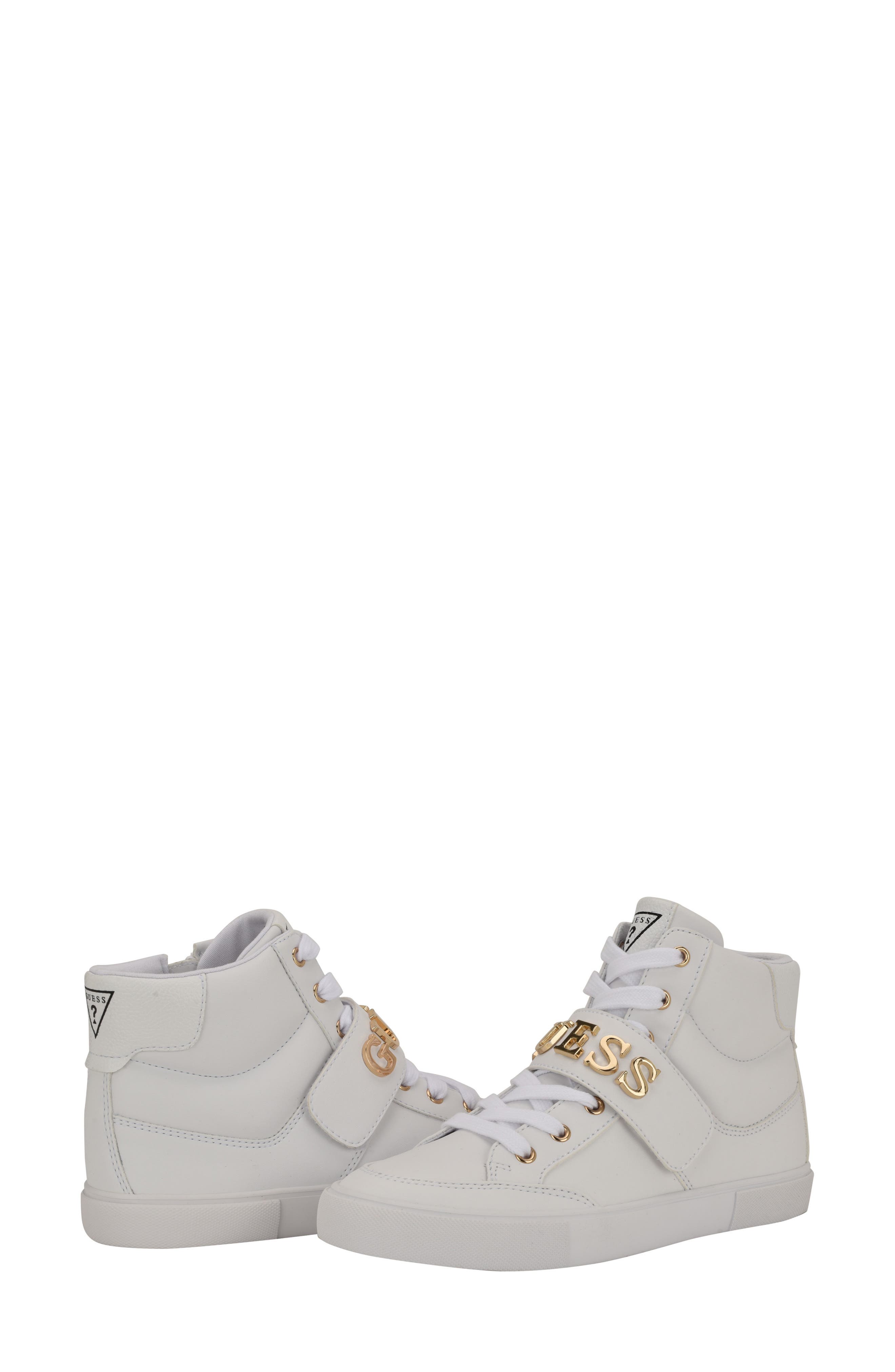 Mizzly High Top Sneaker, Alternate, color, WHITE