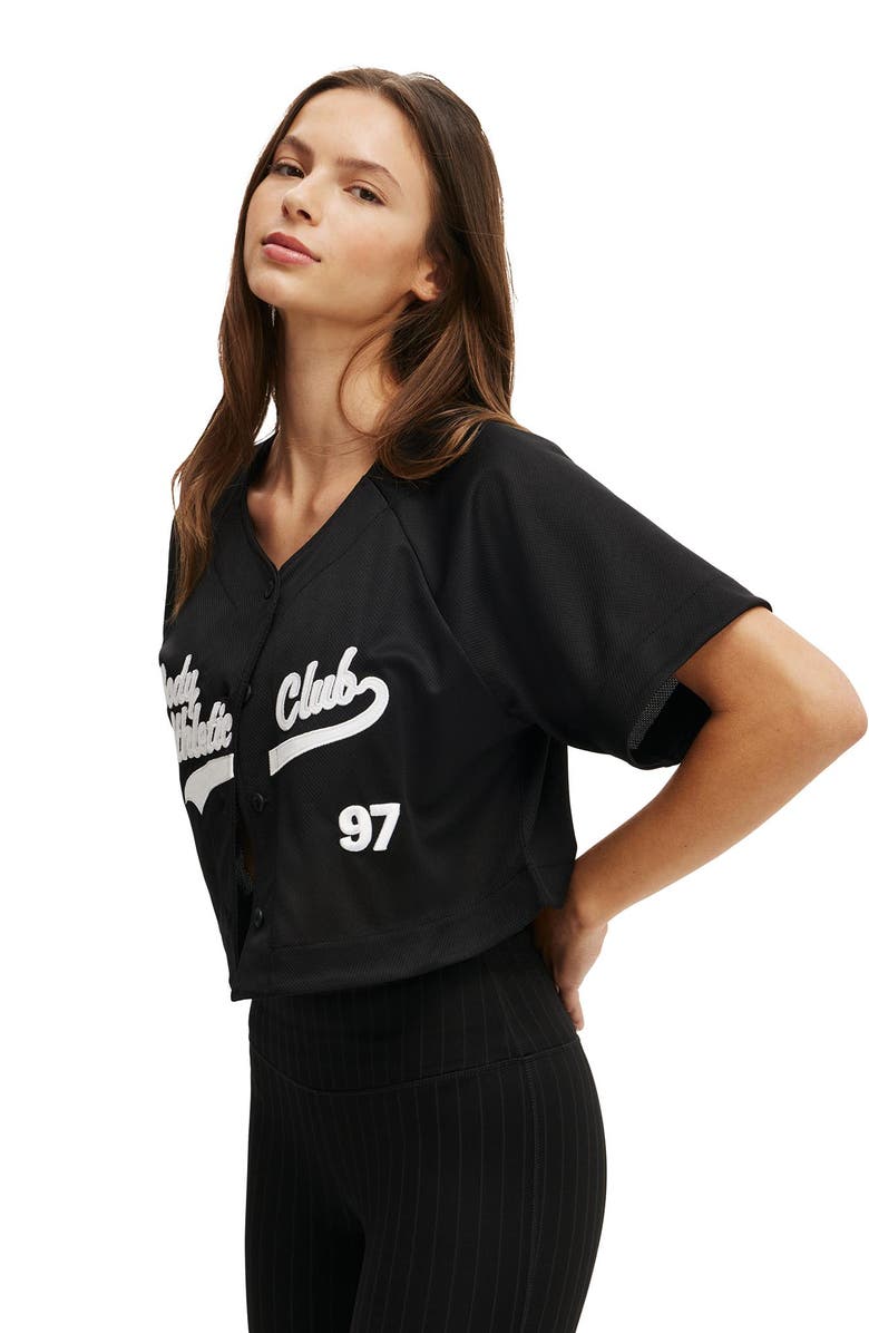 COTTON ON BODY Women's Active Mesh Raglan Graphic Tee, Alternate, color,