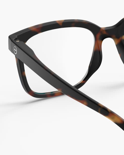 Izipizi #l 54mm Rectangular Reading Glasses In Brown