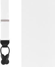 Trafalgar Big & Tall Dutton Solid Colored Silk Button End Suspenders