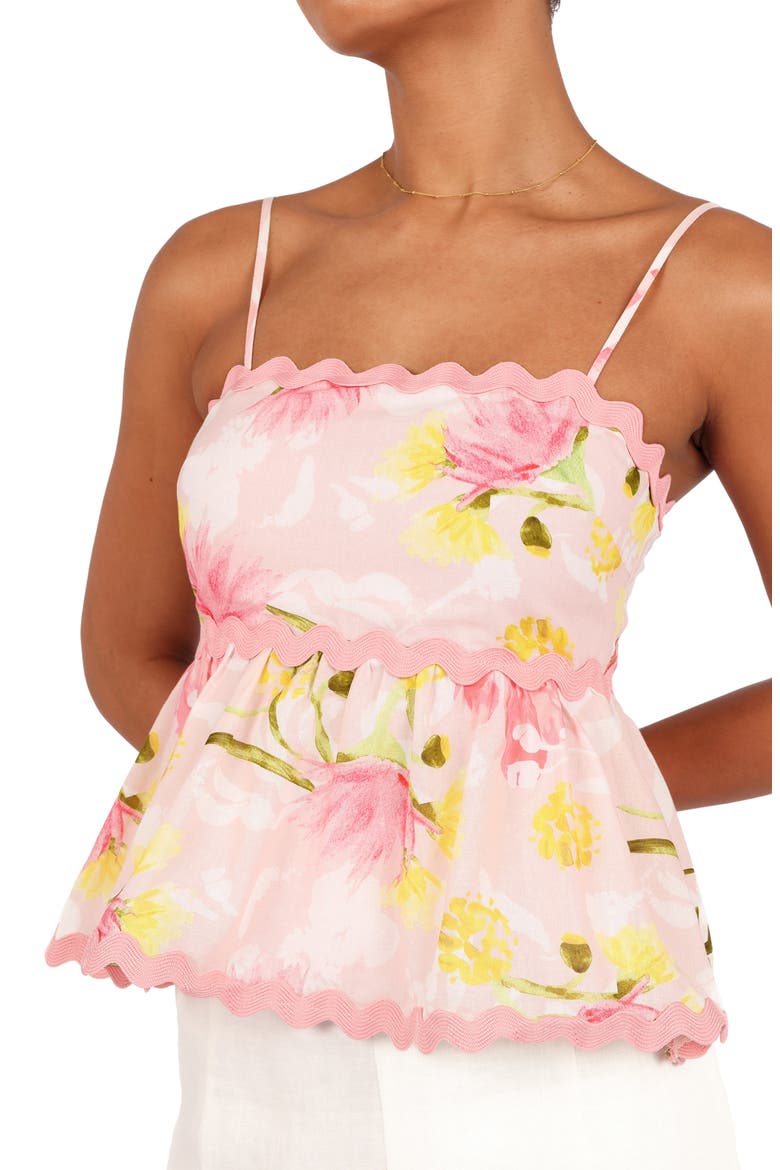 LA Floral Print Camisole, Alternate, color, ACACIA BLOSSOM
