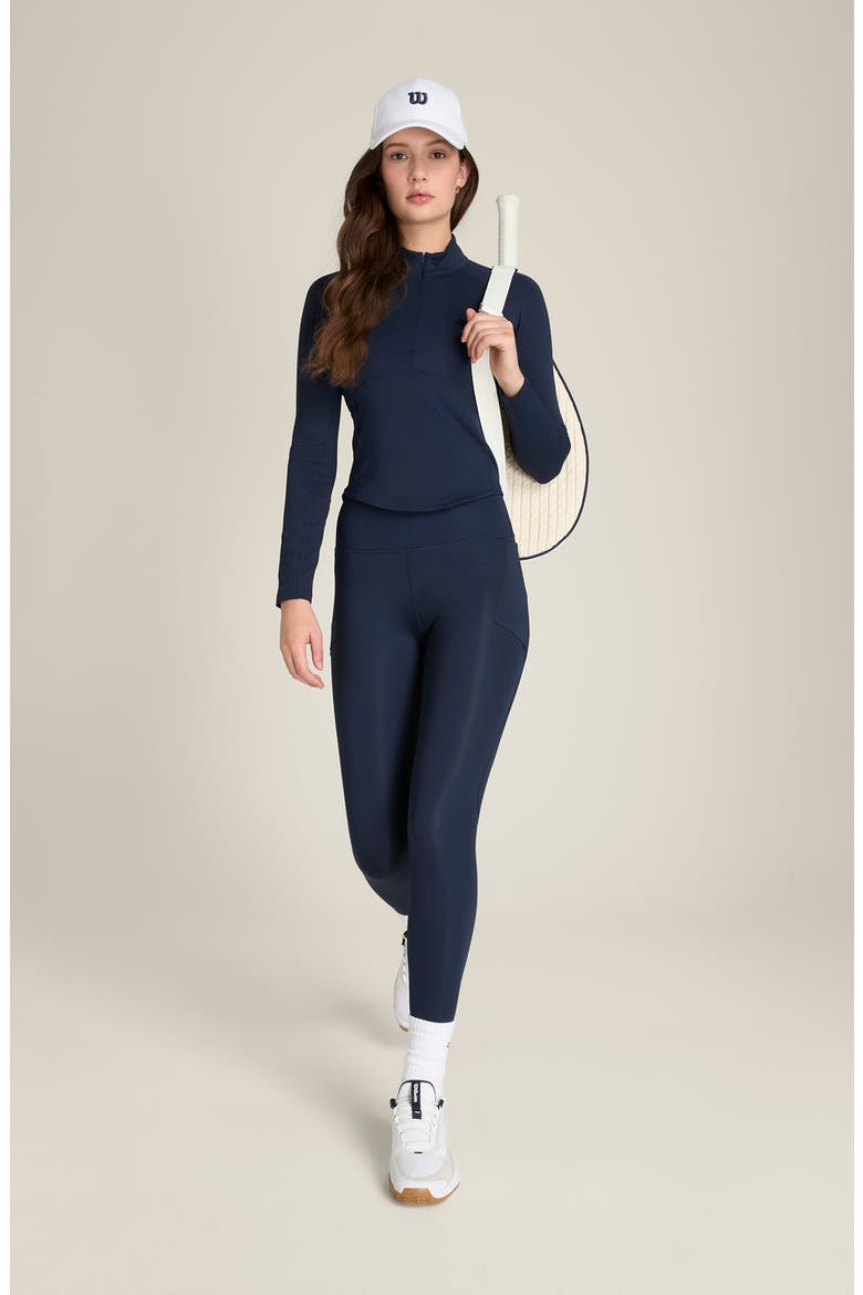 Baseline Half-Zip Performance Pullover, Alternate, color, CLASSIC NAVY