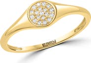 EFFY Diamond Pavé Signet Ring - 0.06ct.