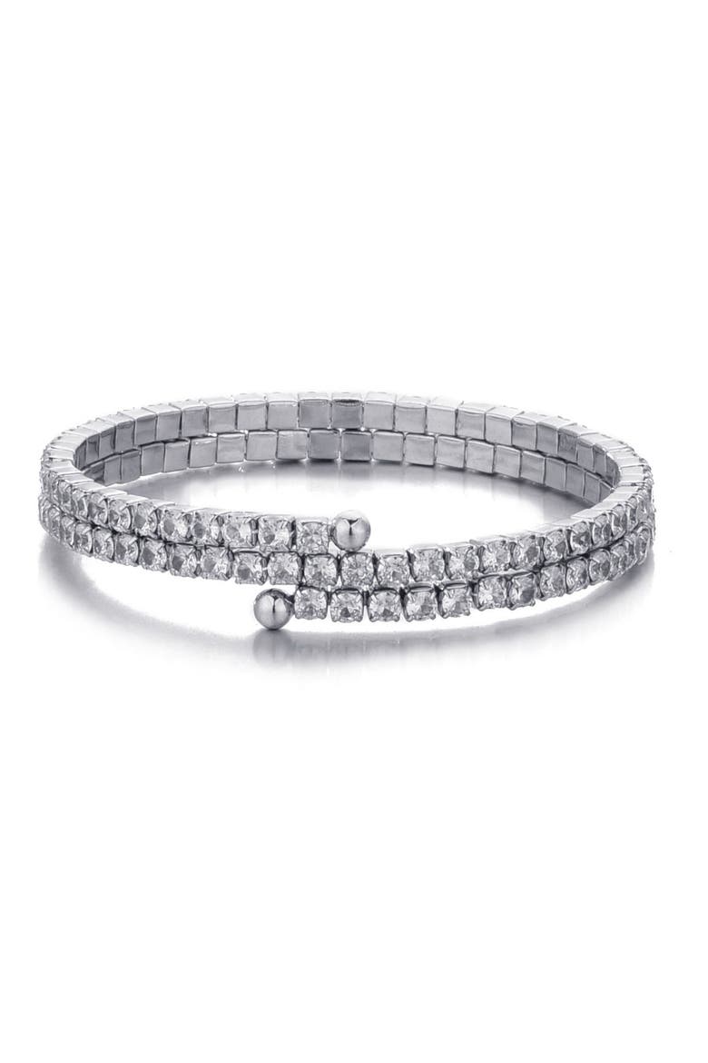 Set of 2 Assorted Bracelets, Alternate, color, SILVER