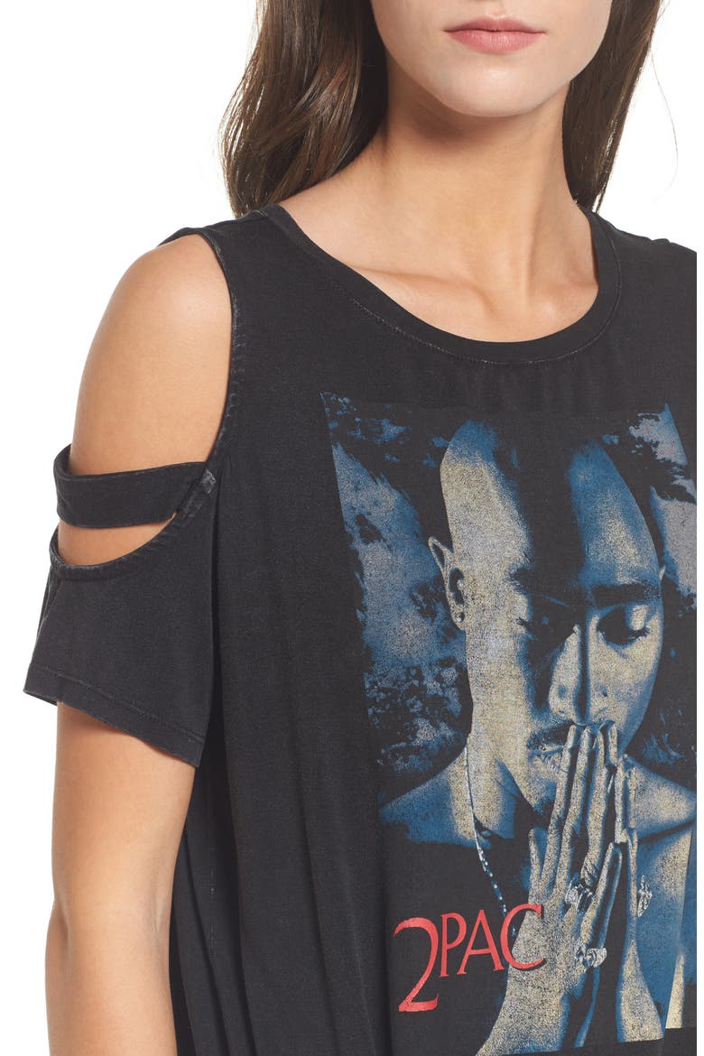 Tupac Tee, Alternate, color, BLACK