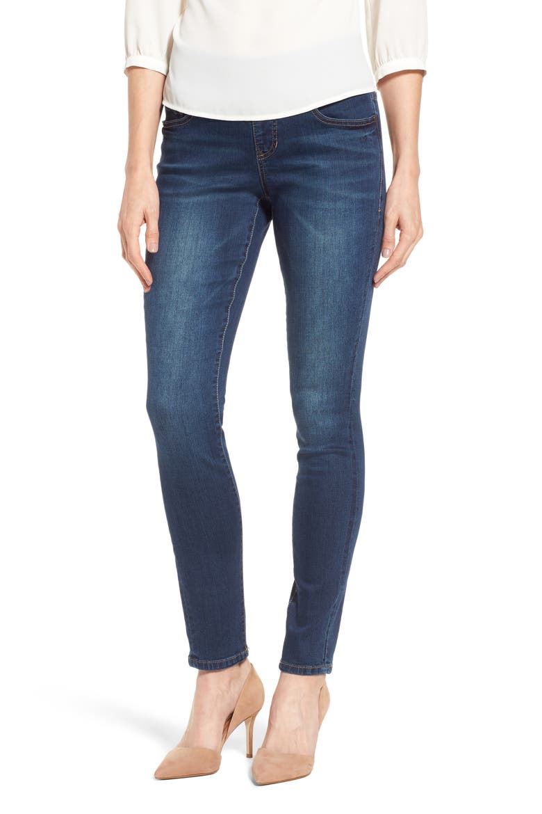 Jeans Nora Stretch Skinny Jeans, Main, color, MEDIUM INDIGO