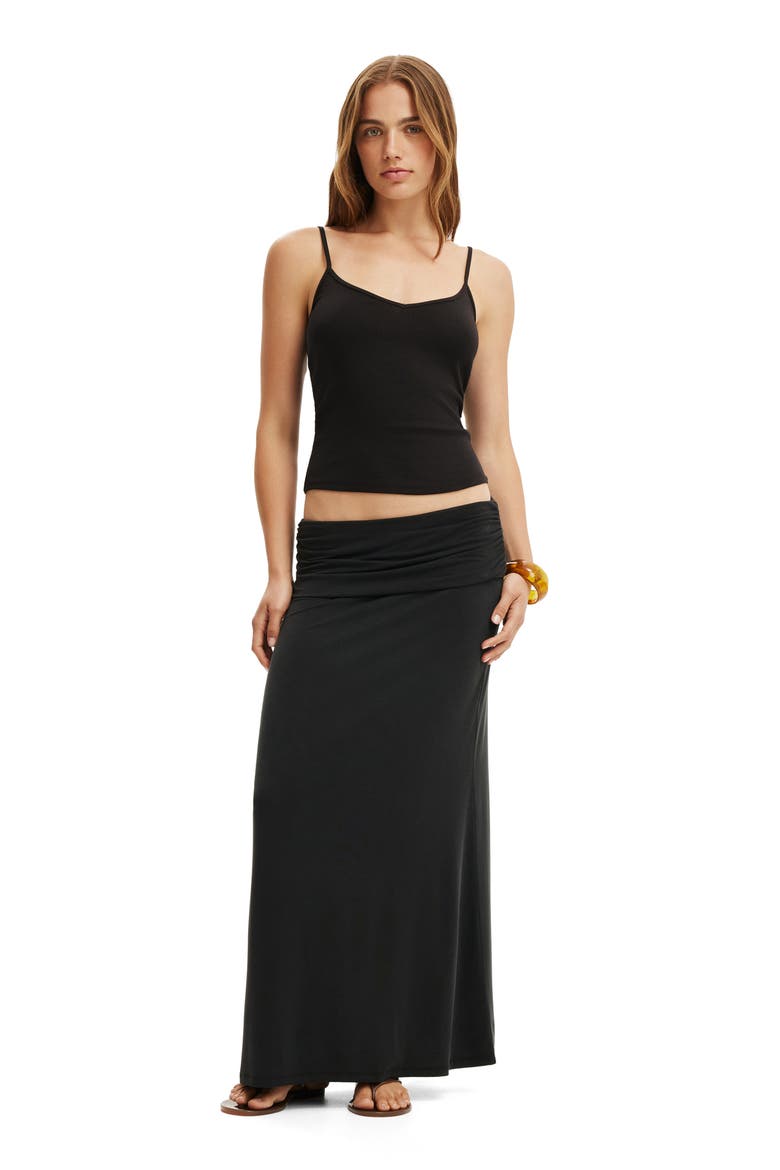 Women's Honey Maxi Skirt, Alternate, color, Black