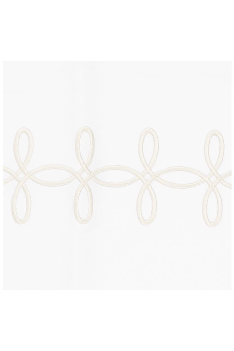 Gordian Knot Egyptian Cotton Percale Pillow Sham, Alternate, color, CREAM