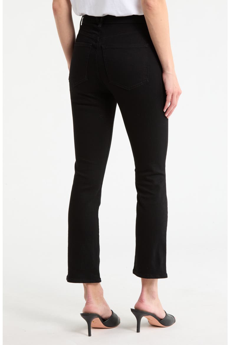 Carly High Waist Kick Flare Jeans, Alternate, color, ONYX