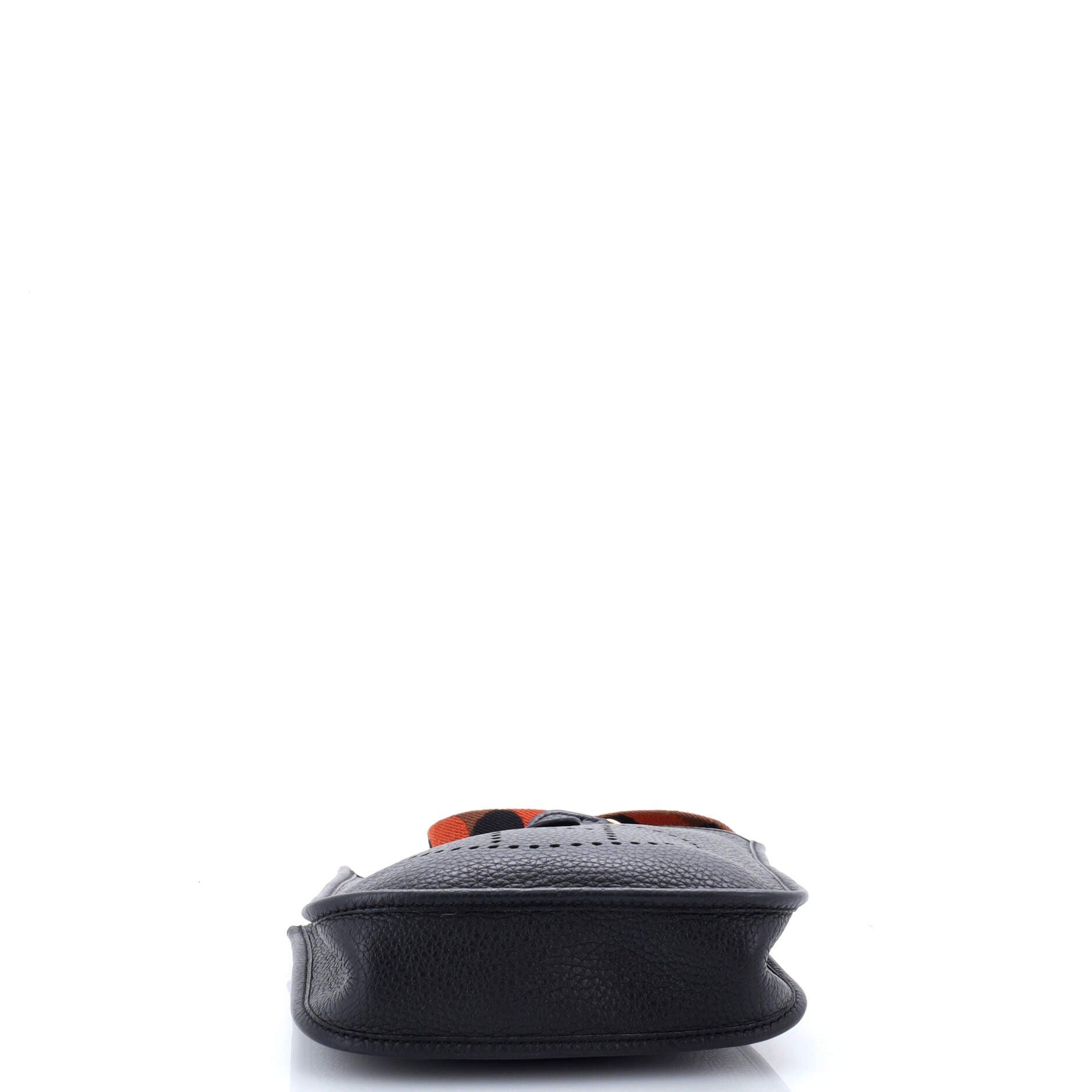 Pre-Owned Hermes Evelyne Bag Gen III Clemence TPM, Alternate, color, Noir