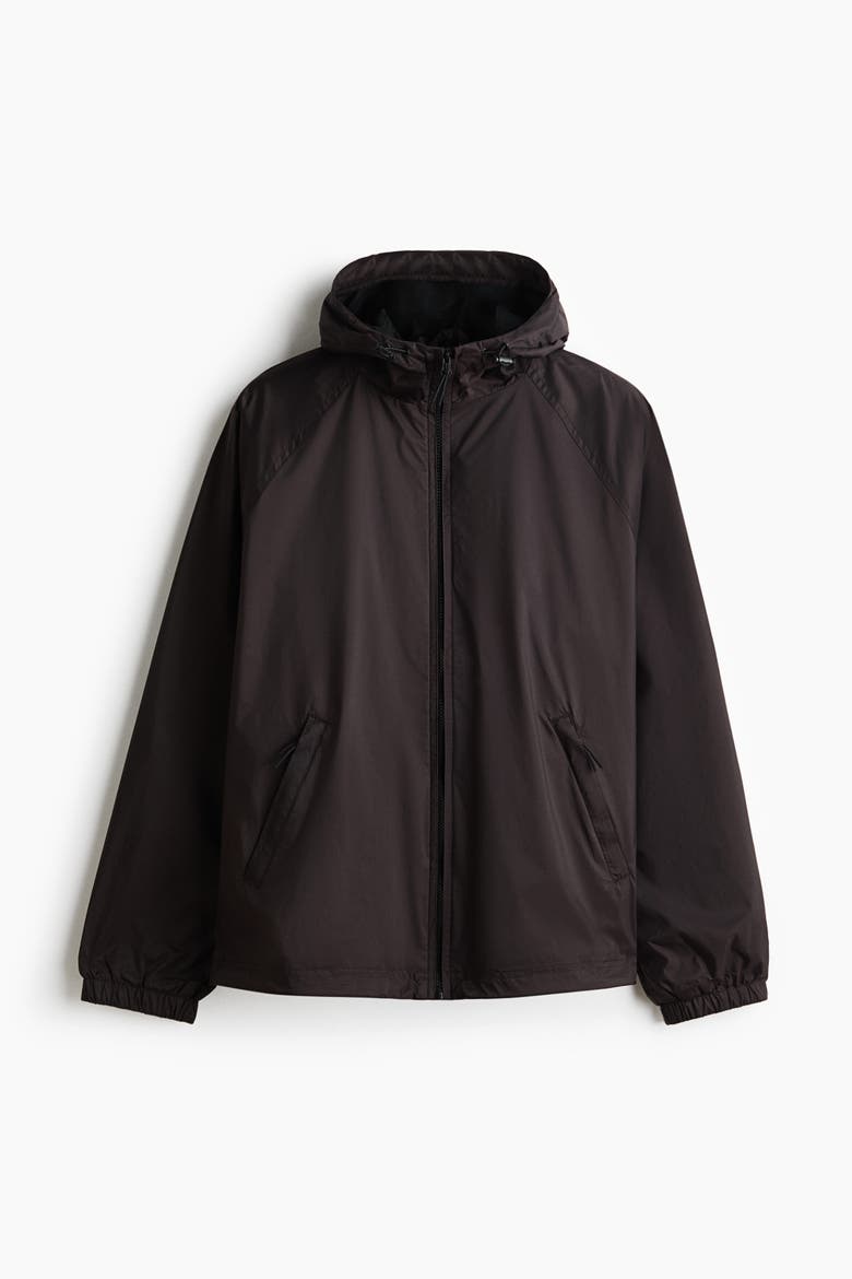 Nylon Windbreaker, Alternate, color, Dark brown