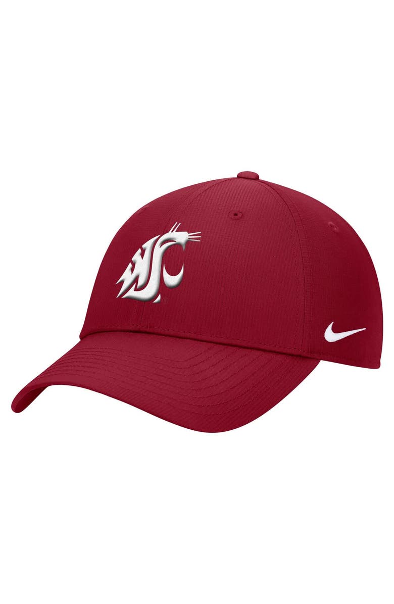 Nike Men's Nike Crimson Washington State Cougars 2025 On-Field Club Performance Adjustable Hat, Main, color, Crimson