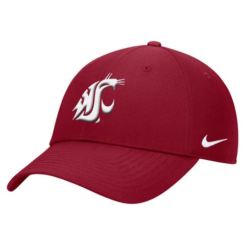 Men's Nike  Crimson Washington State Cougars 2025 On-Field Club Performance Adjustable Hat
