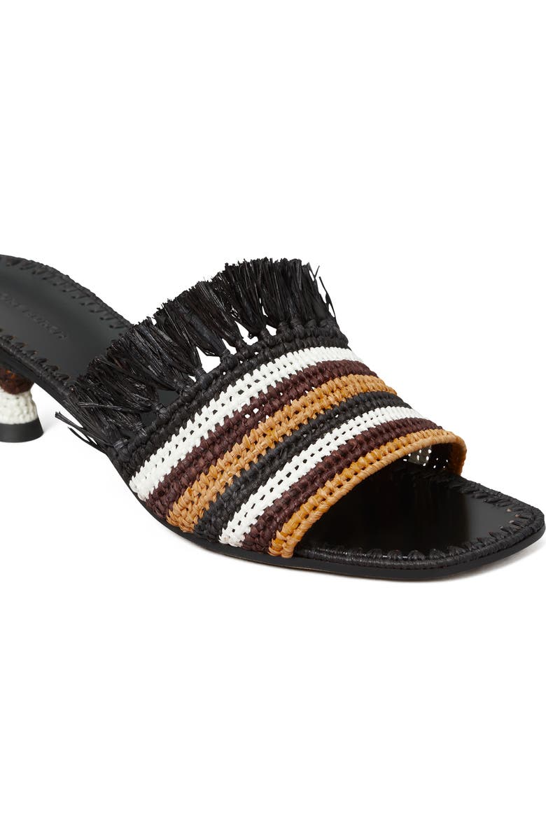 Tory Burch Eleanor Raffia Sandal, Alternate, color,