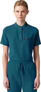 JAANUU Savi Women's 1-Pocket Classic Banded Collar Scrub Top