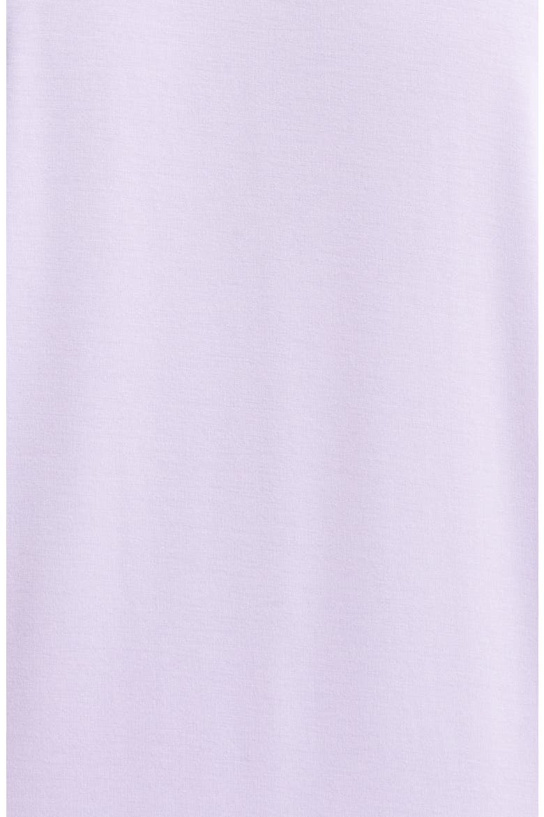 Moonlight Long Sleeve Stretch Modal Short Pajamas, Alternate, color, PURPLE BETTA