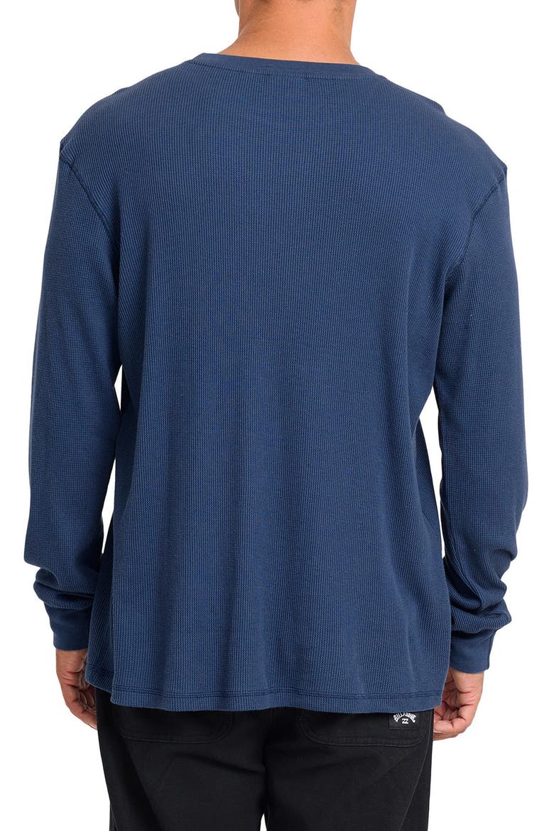Essential Long Sleeve Thermal T-Shirt, Alternate, color, DARK DENIM