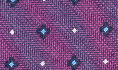 Brooks Brothers Spaced Flower Mini Dot Tie In Pink