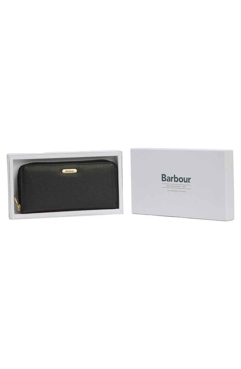 Barbour Birch RFID Leather Wallet, Alternate, color, Black