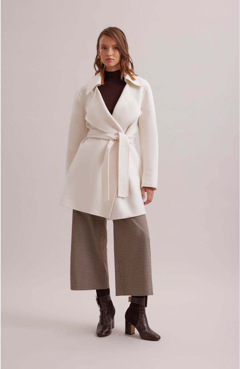 Anne Fontaine Delacroix Coat, Alternate, color, Moon White