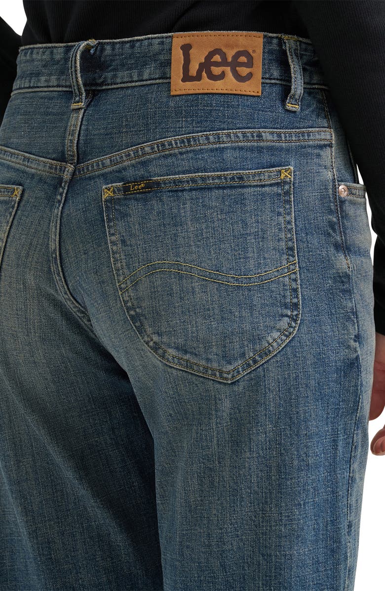 Lee Rider Classic High Waist Straight Leg Jeans, Alternate, color, Take The Risk