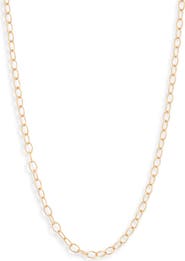 Anzie Flat Cable Chain Necklace
