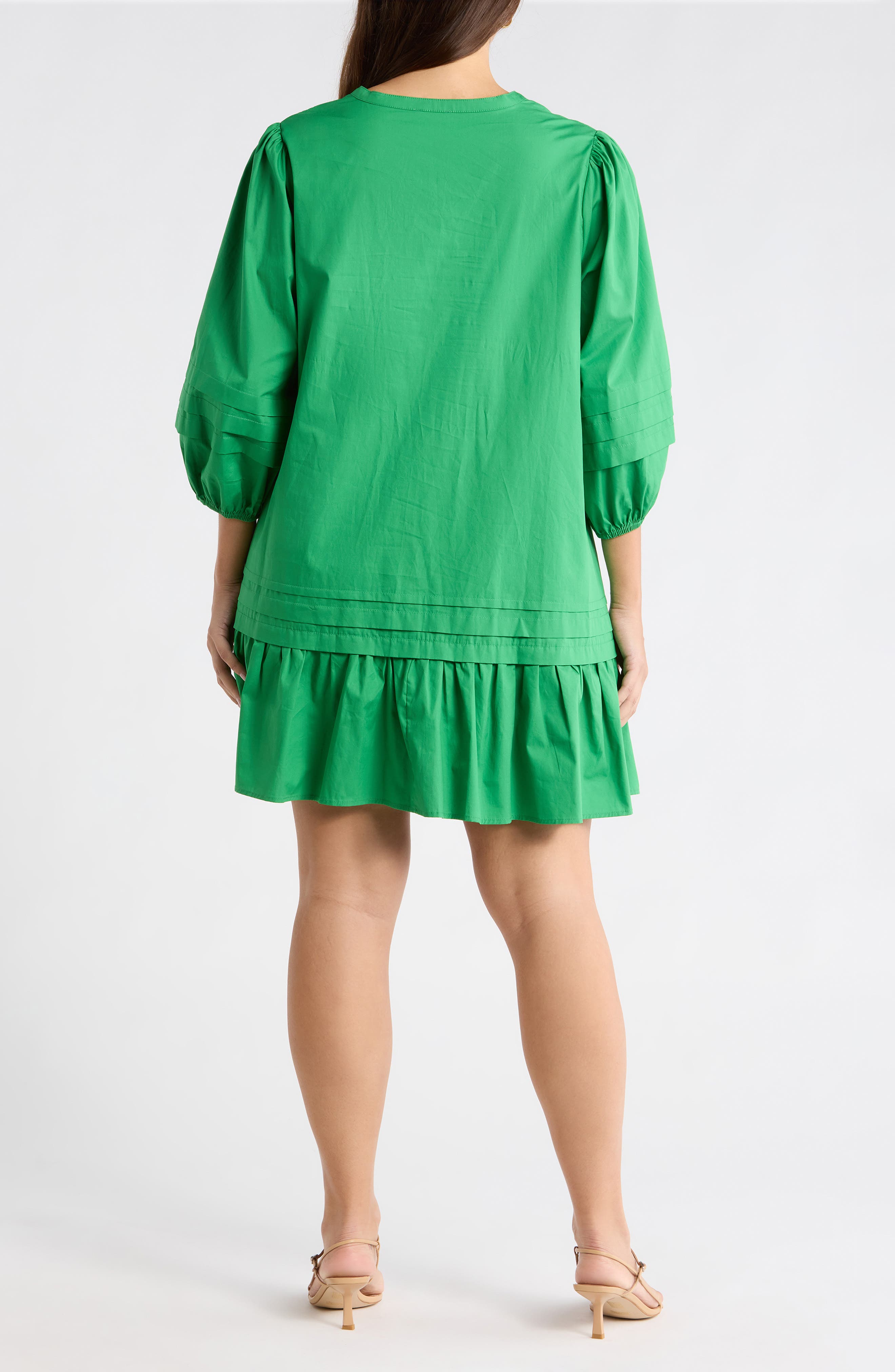 Velma Ruffle Cotton Shift Dress - image 2