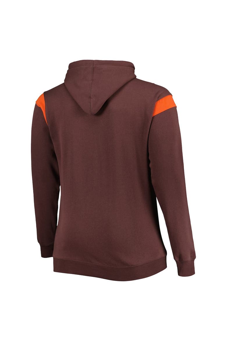 Men's Fanatics Branded Brown Cleveland Browns Big & Tall Call the Shots Pullover Hoodie, Alternate, color, Brown