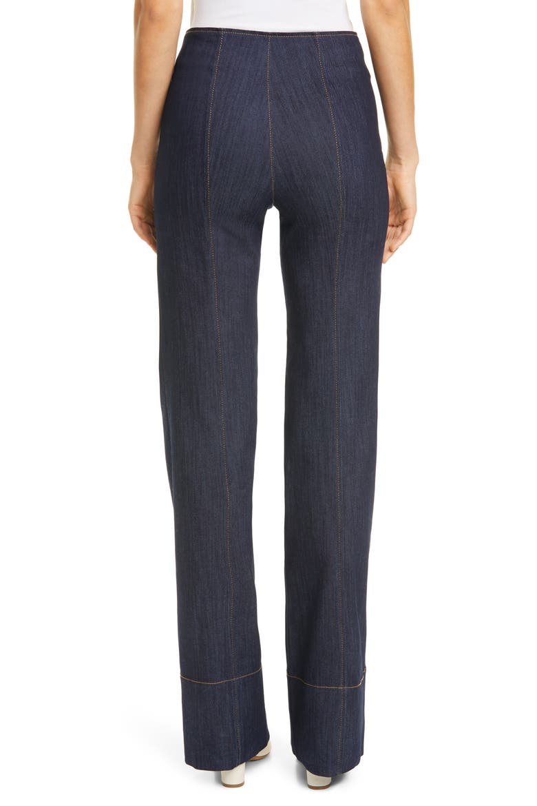 Zadie Wide Leg Jeans, Alternate, color, INDIGO