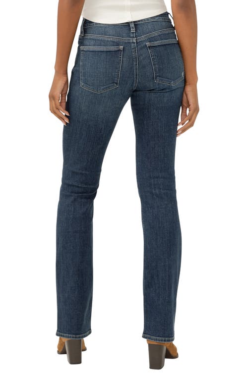Silver Jeans Co. Elyse Mid Rise Slim Bootcut Jeans In Blue