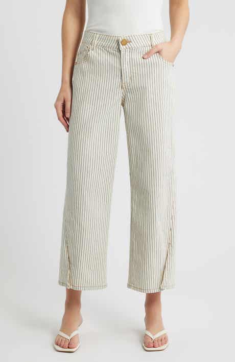 Sam High Waist Ankle Wide Leg Jeans