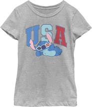 Lilo & Stitch Girl's Lilo & Stitch American Experiment 626 Graphic T-Shirt