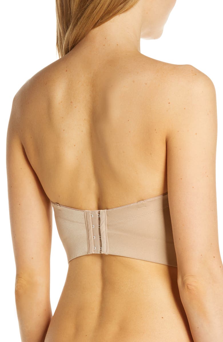 Felina Longline Convertible Strapless Underwire Bra, Alternate, color, Warm Nude