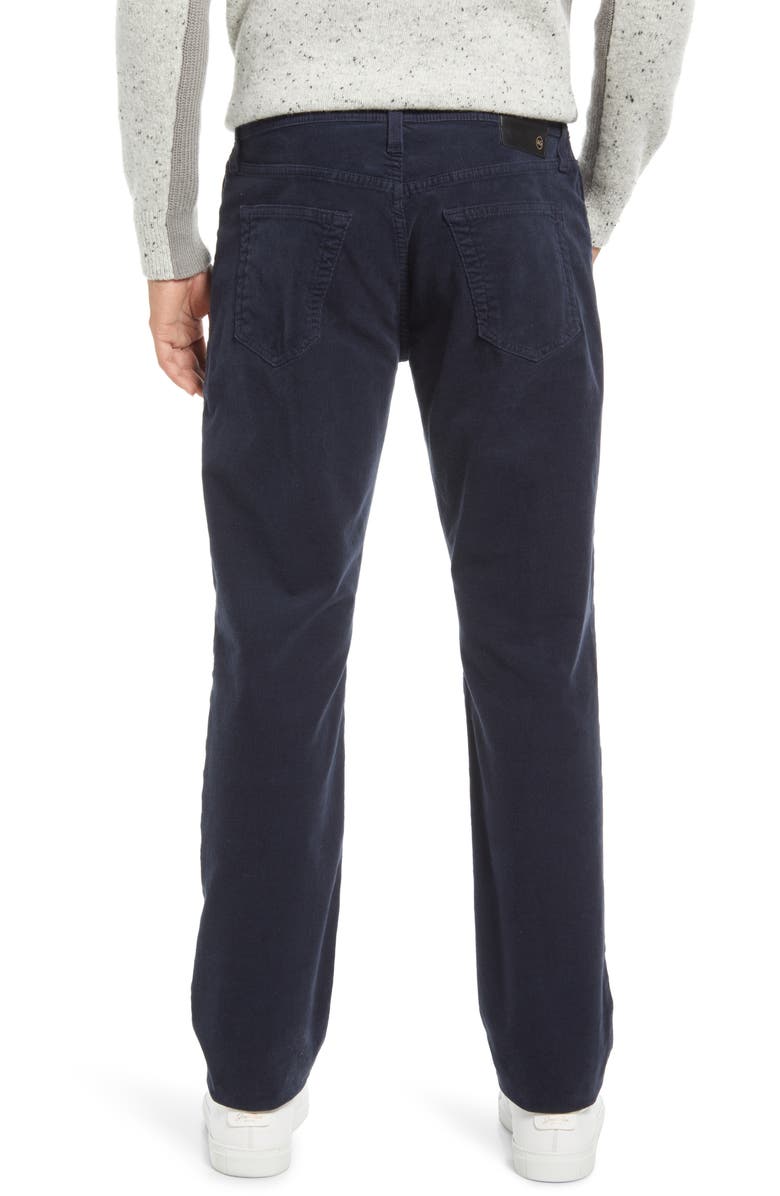 AG Everett Straight Leg Corduroy Pants, Alternate, color, Blue Express
